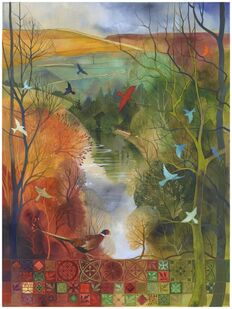 Kate Lycett Birdwatching Limited Edition Print
